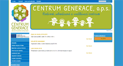 Desktop Screenshot of centrumgenerace.cz