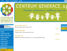 Tablet Screenshot of centrumgenerace.cz
