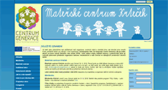 Desktop Screenshot of krtecek.centrumgenerace.cz